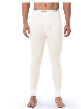 FRUIT OF THE LOOM MEN’S THERMAL PANTS (NATURAL)